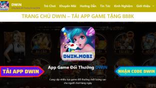 DWIN - Cổng game bài đổi thưởng phát triển mạnh mẽ trên thị trường